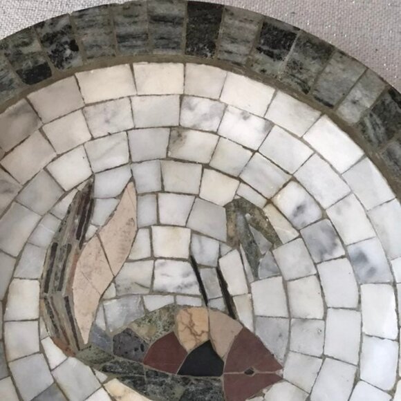 Marble Mosaic Denmark Decorative Platter - Picture 5 of 8